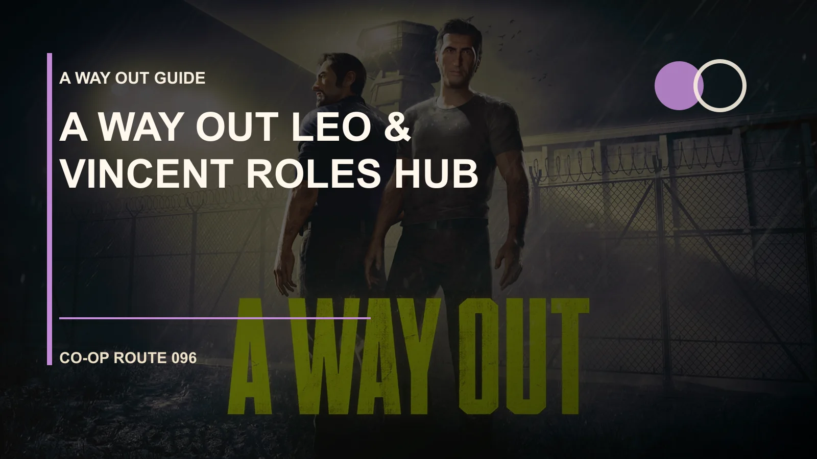 A Way Out Leo & Vincent Roles Hub