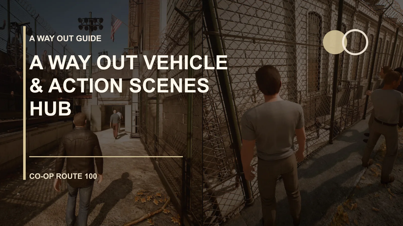 A Way Out Vehicle & Action Scenes Hub