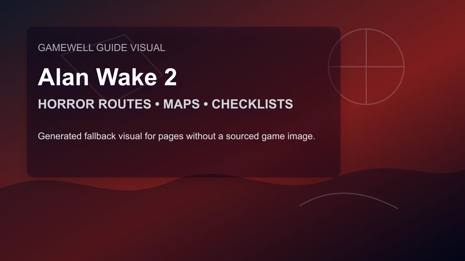 Alan Wake 2 Completion and Updates Hub